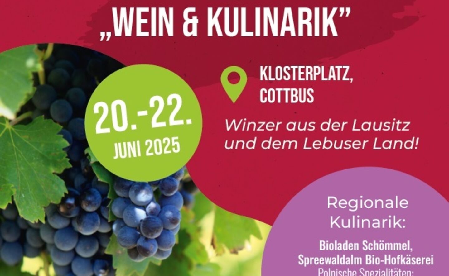 Plakat Bürgerfest, © Stadt Cottbus / Chóśebuz